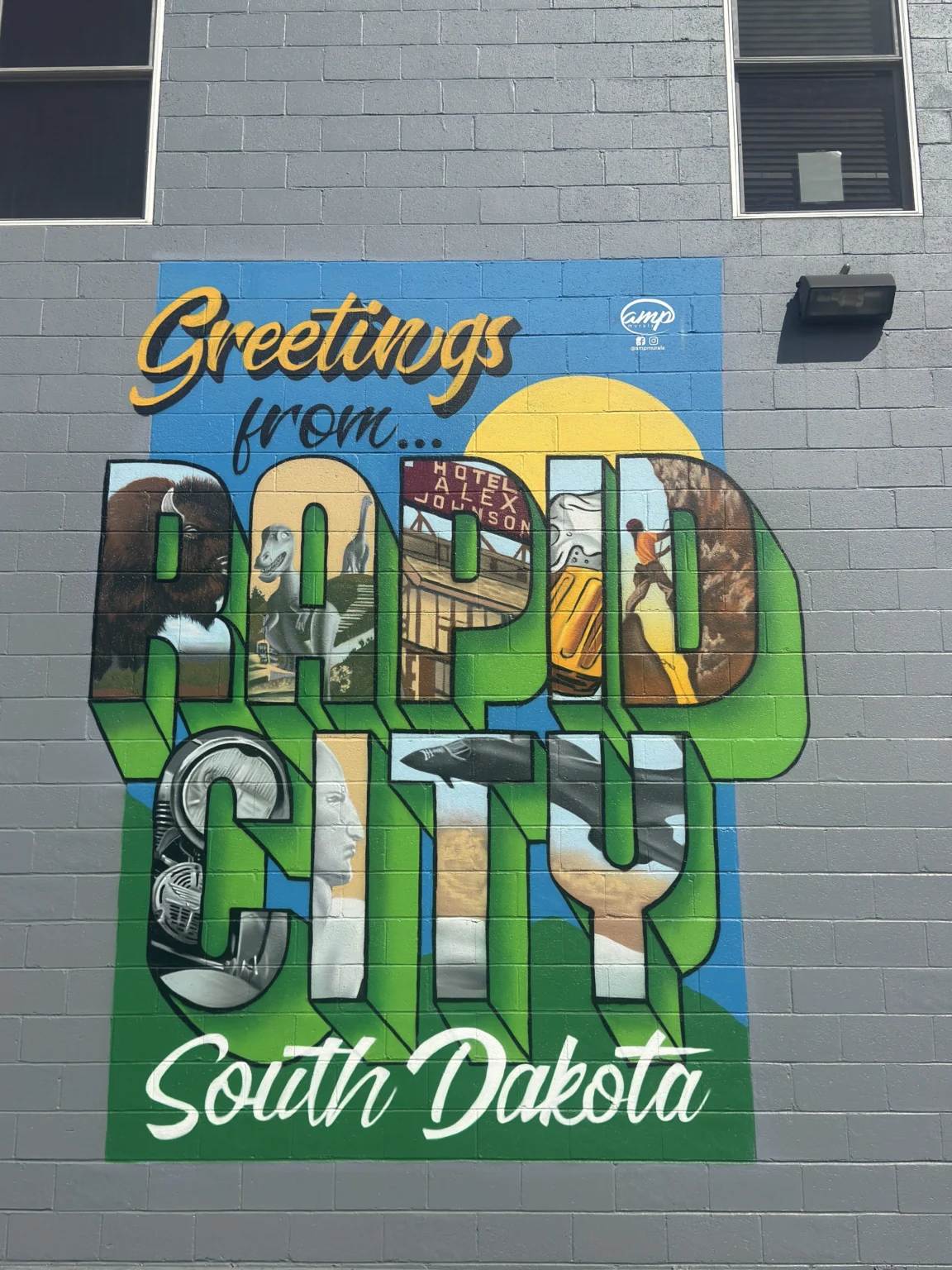 Rapid City South Dakota welcome sign roofing services